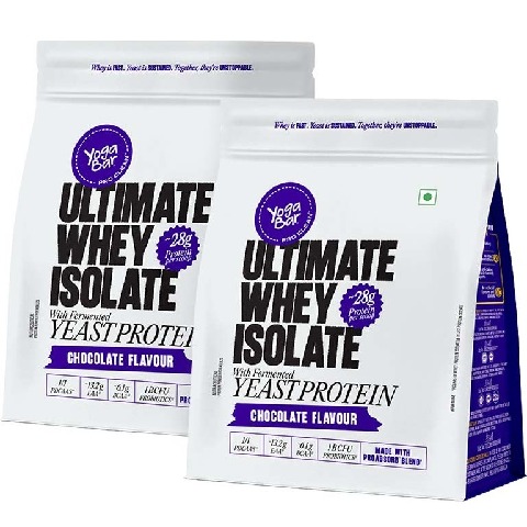 1 - Yogabar Ultimate Whey Isolate,  1.1 g  Chocolate (Pack of 2) 