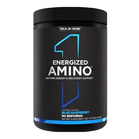 1 - Rule One Energized Amino, 0.59 lb 30 Servings Blue Raspberry