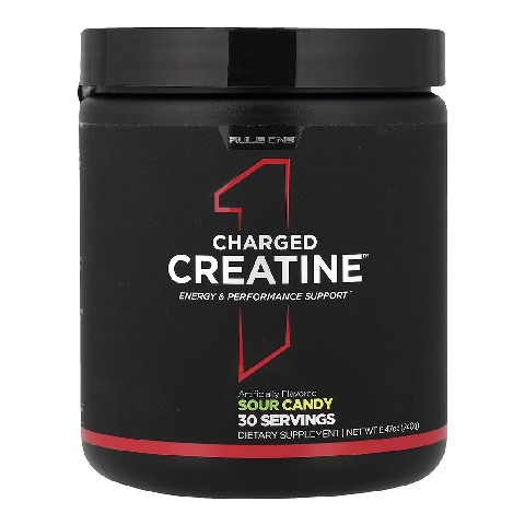 1 - Rule One Charged Creatine,  Sour Candy  0.52 lb 