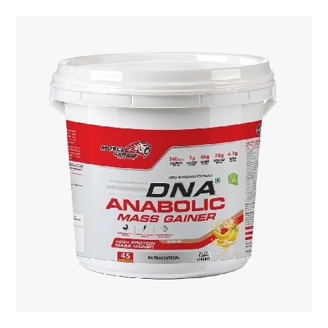 1 - Muscle Garage DNA Anabolic Mass Gainer, 10 lb Banana