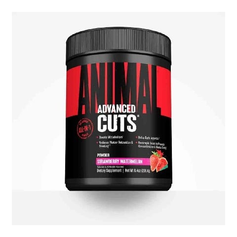 1 - Universal Nutrition Animal Advanced Cuts, 239.4 g Strawberry Watermelon