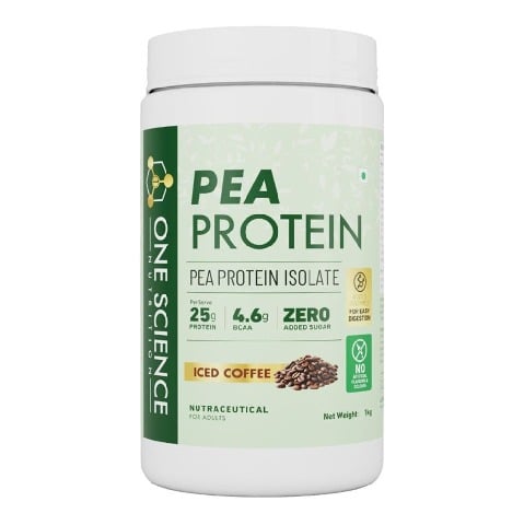 1 - One Science Pea Protein Isolate, 2.2 lb Iced Coffee