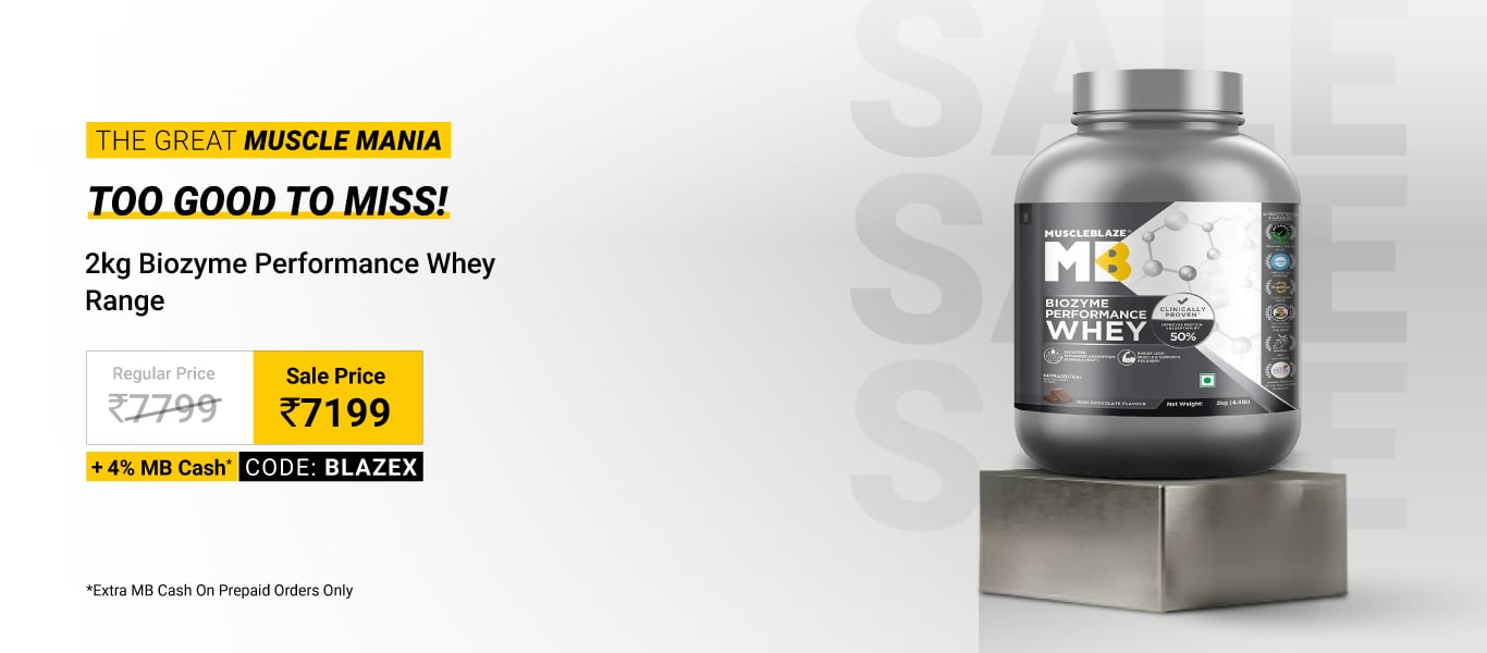 2kg Biozyme Perf Range @ 7199, Code: BLAZEX + 4% MB Cash