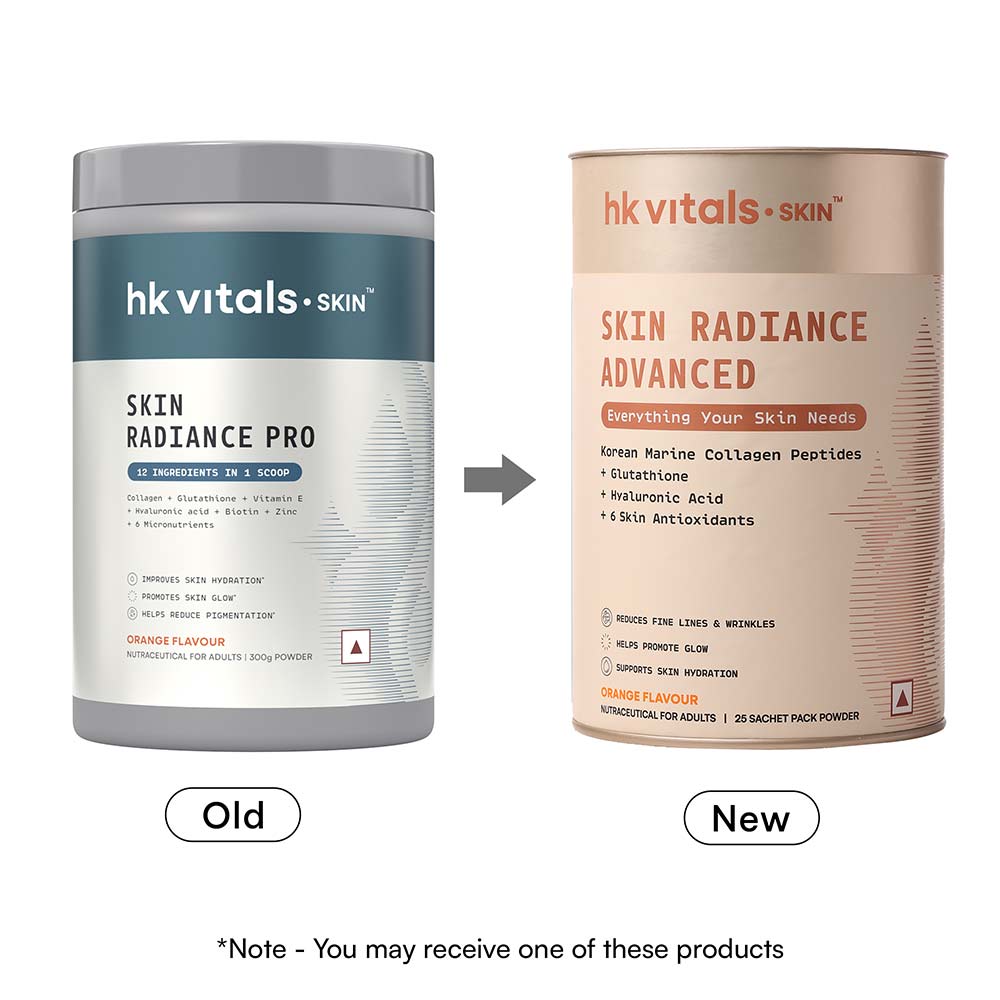 2 - HK Vitals Skin Radiance Advanced,  25 sachets/pack  Orange  Skin Radiance Advanced