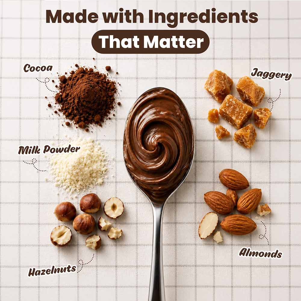 Gritzo Chocolate Hazelnut Spread, 60 g Chocolate Hazelnut - Sample Pack