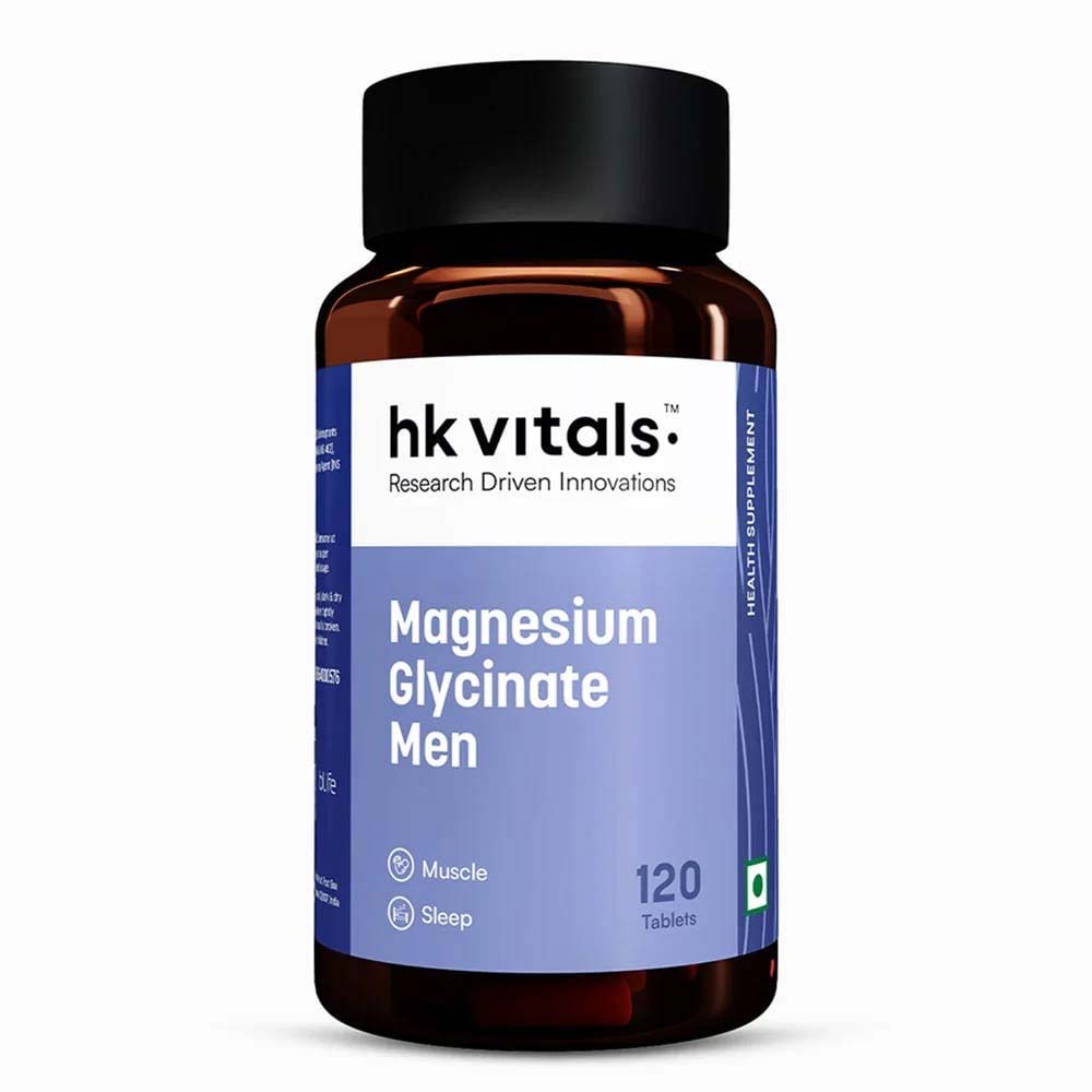 1 - HK Vitals Magnesium Glycinate - Men (Old MRP), 120 tablet(s)