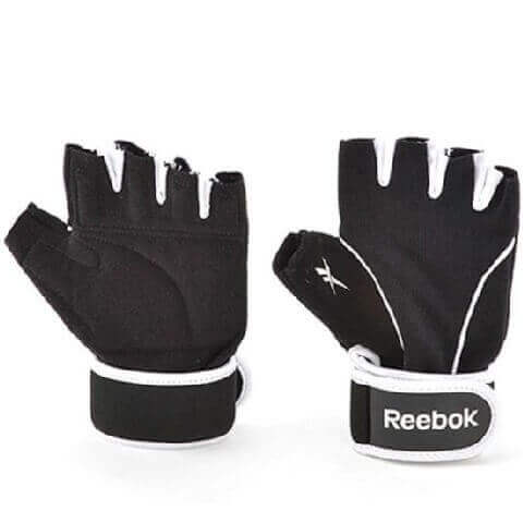 Reebok Vibrant Training Gloves (pair),  Black/White  Extra Large 