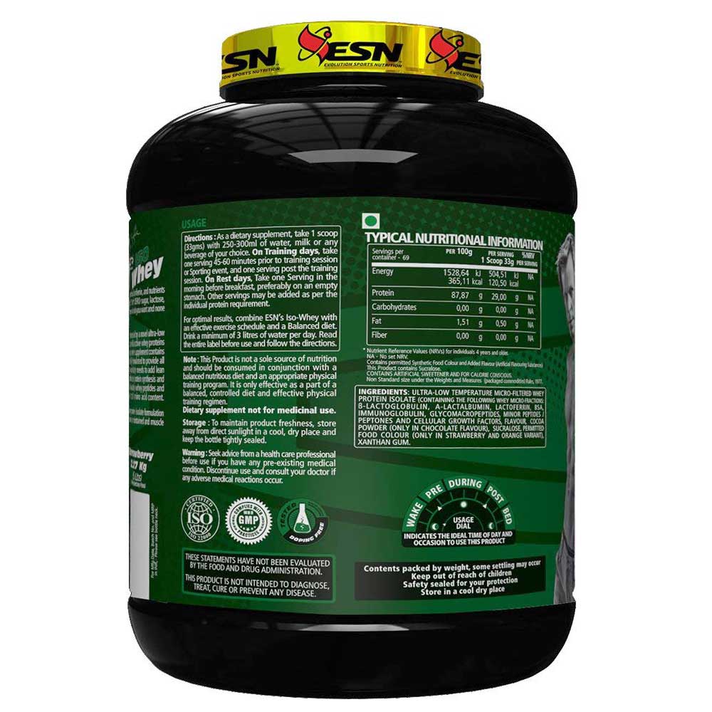SupplementInfo - ESN Iso Whey,  5 lb  Strawberry 
