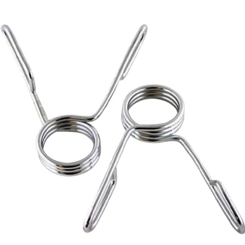 Body Maxx Gym Spring Locks Pack of 2 (20mm Bars),  Steel 