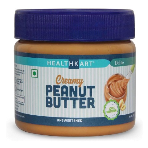 5 - HealthKart Peanut Butter 100% Natural Unsweetened OP,  0.250 kg  Creamy 
