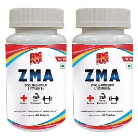 1 - Big Flex ZMA,  60 tablet(s)  Unflavoured (Pack of 2) 
