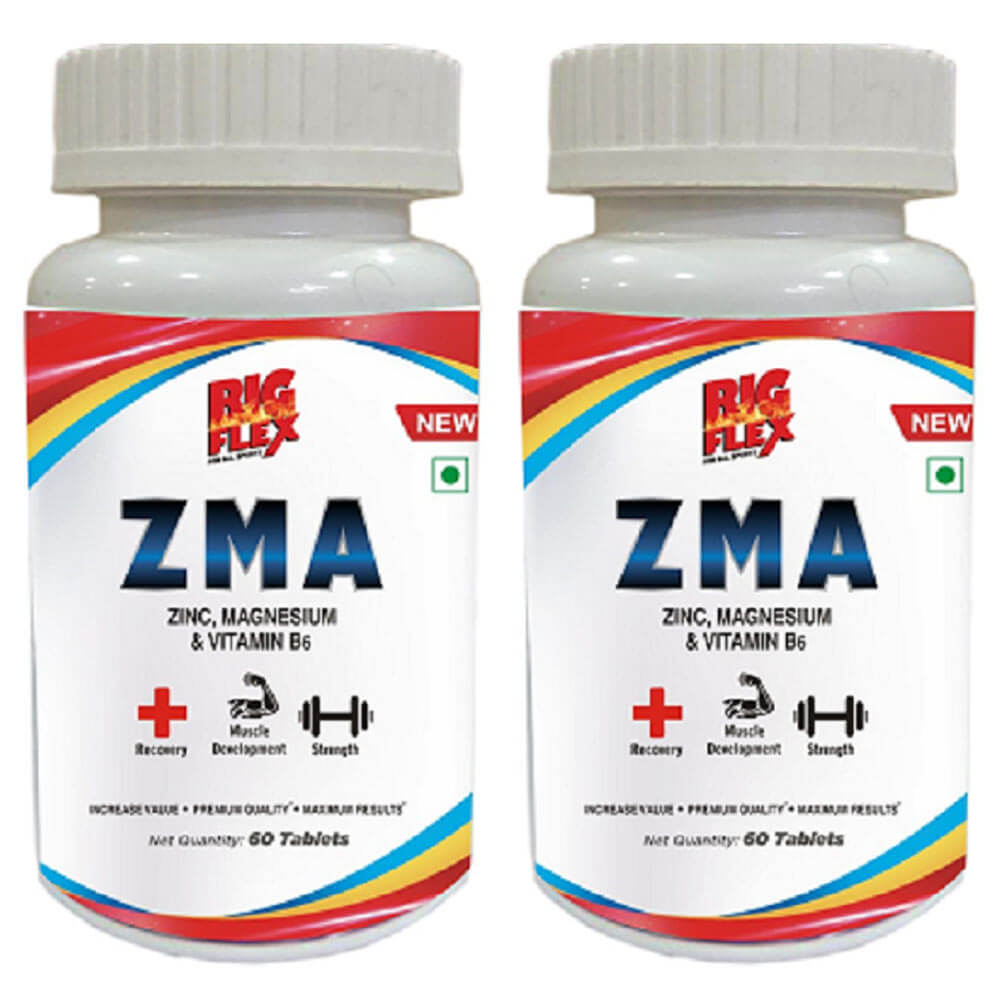 1 - Big Flex ZMA,  60 tablet(s)  Unflavoured (Pack of 2) 