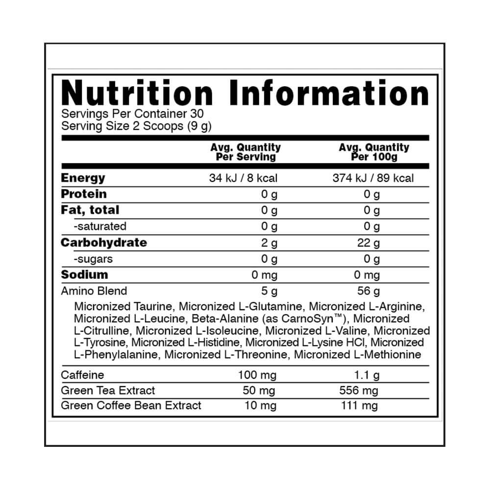 4 - ON (Optimum Nutrition) Essential Amino Energy,  0.6 lb  Concord Grape 