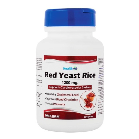Healthvit Red Yeast Rice 1200 mg, 60 capsules