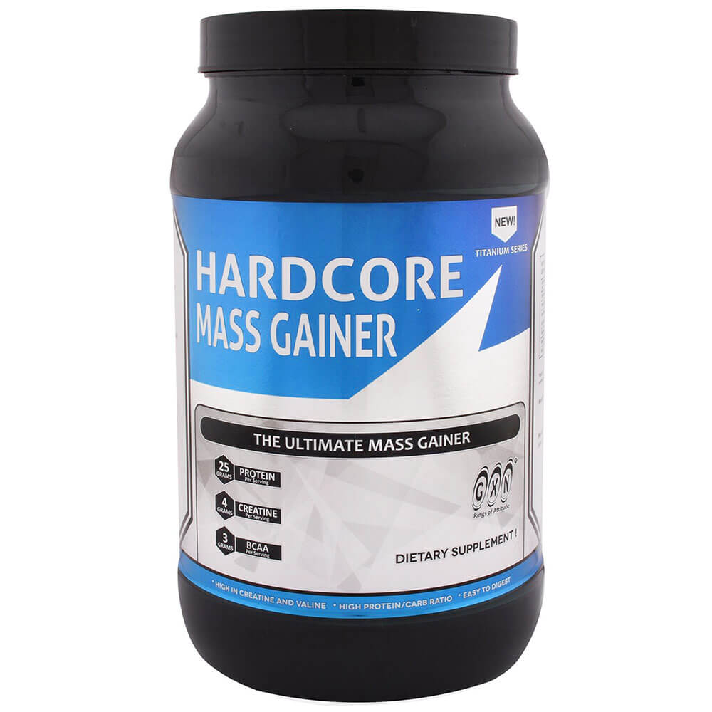 GXN Hardcore Mass Gainer,  3 lb  Chocolate Creme 