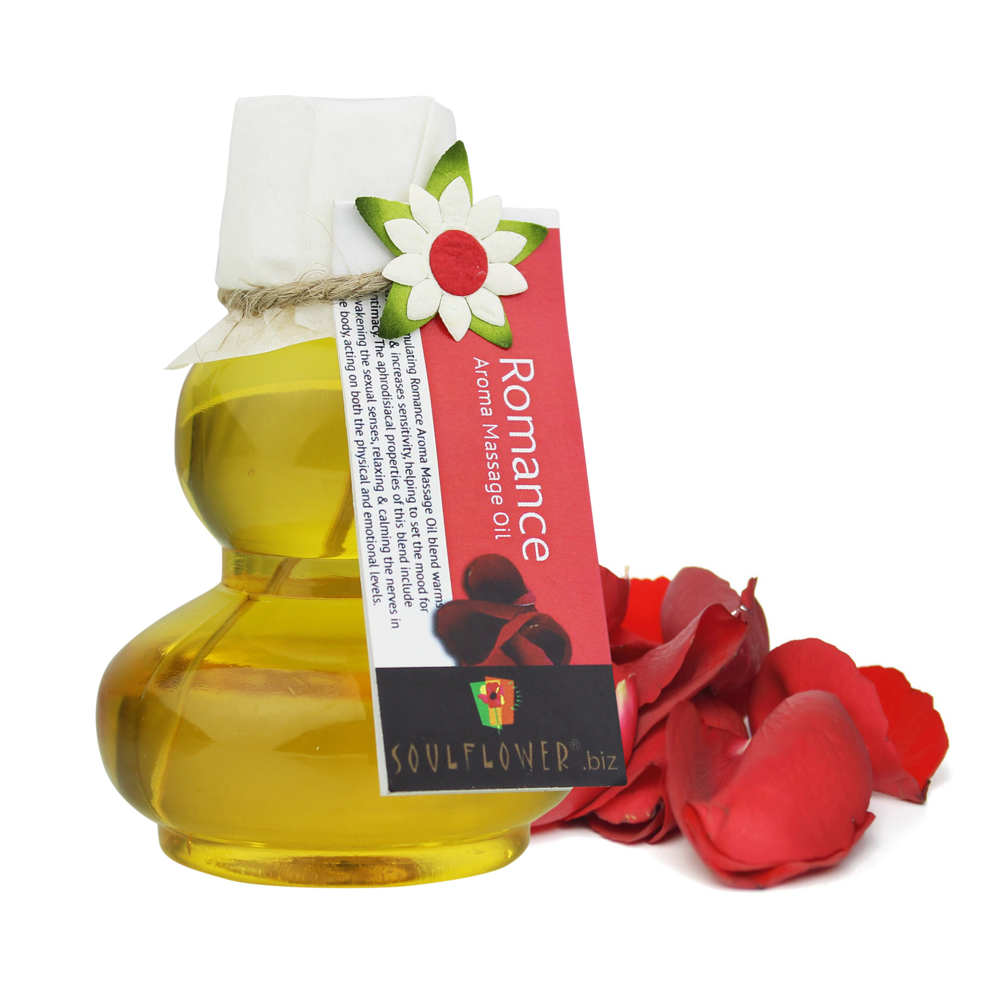 Soulflower Aroma Body Massage-Oil Romance,  Jojoba 