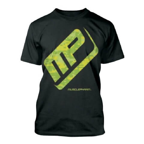 MusclePharm Military T Shirt, Black Medium