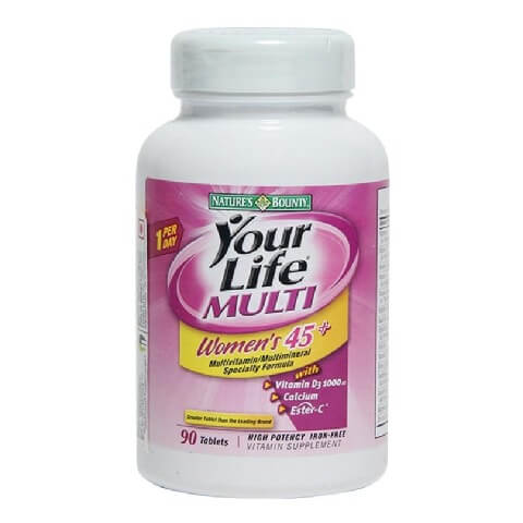 Nature's Bounty Your Life Multi Women 45+, 90 caplets