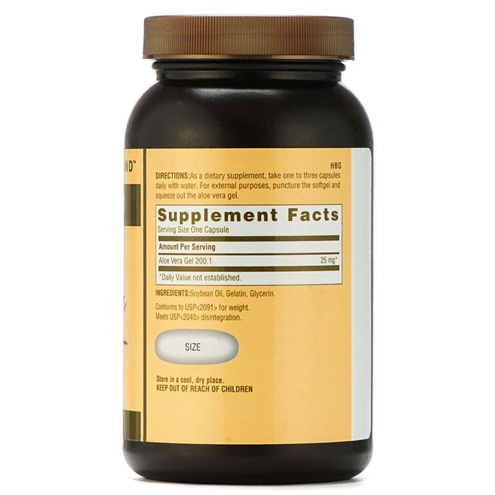 SupplementInfo - GNC Aloe Vera,  90 softgels 