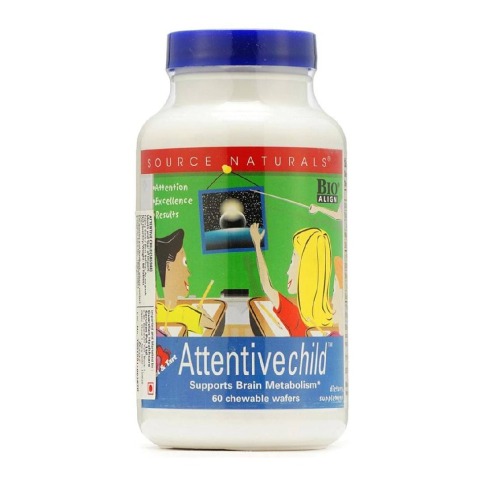 3 - GNC Attentive Child,  Unflavoured  60 chewable tablet(s) 