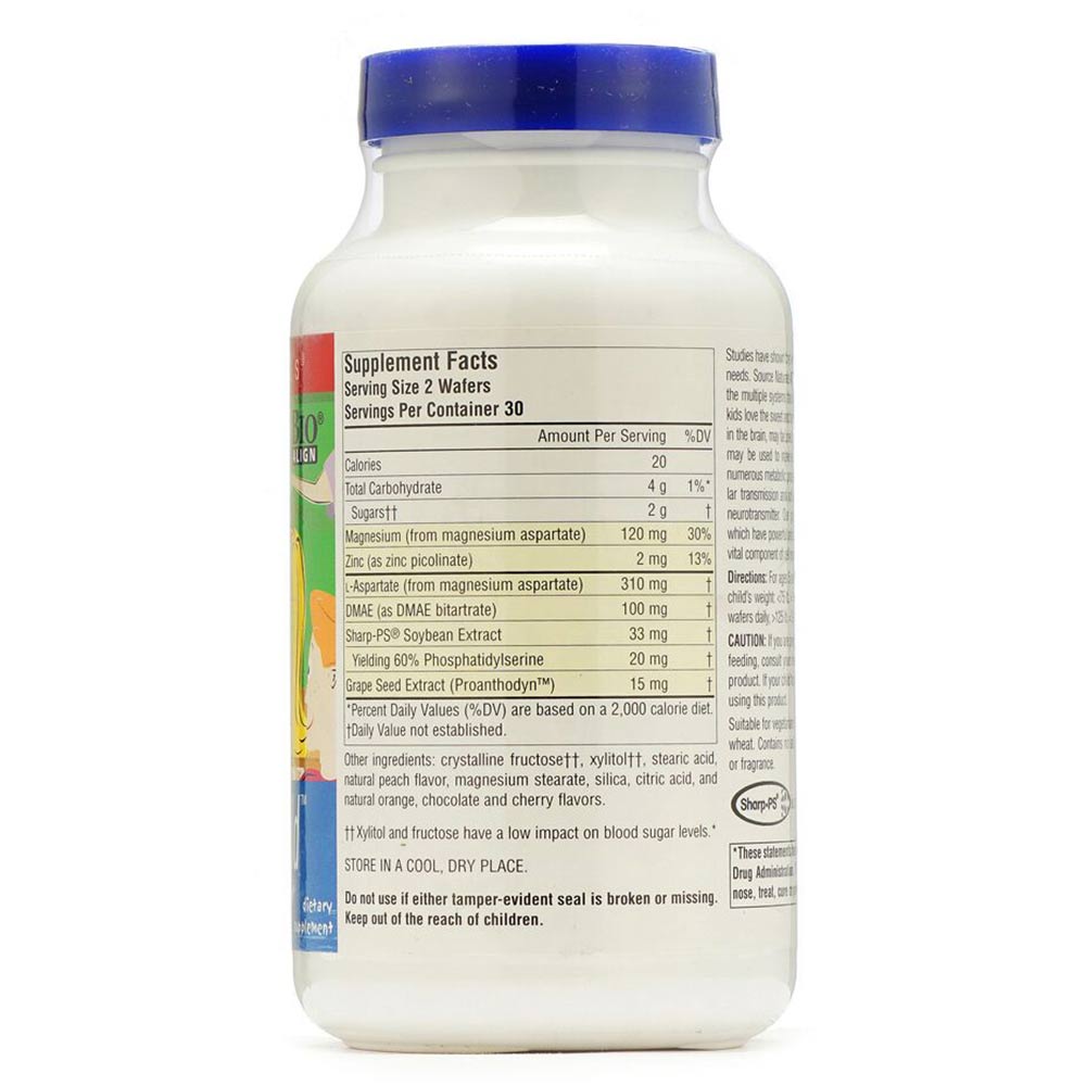 SupplementInfo - GNC Attentive Child,  Unflavoured  60 chewable tablet(s) 
