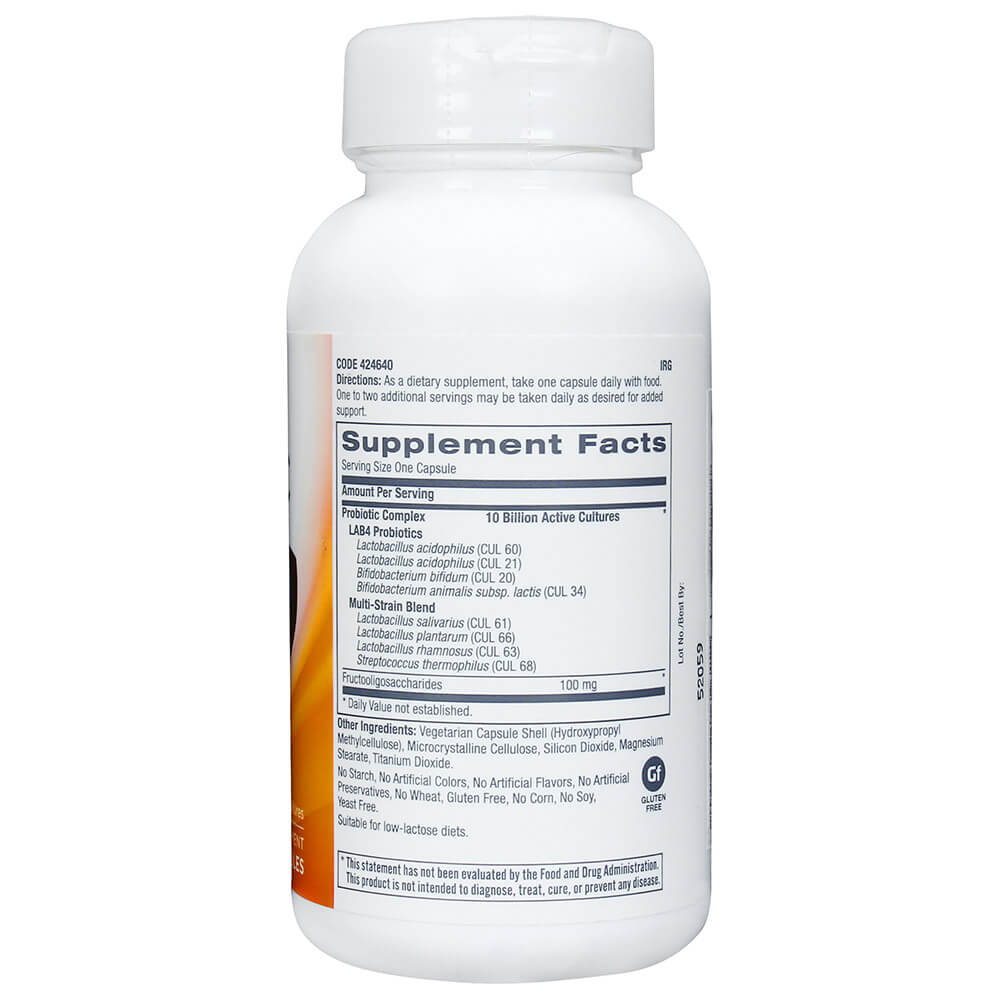 supplementinfo - GNC Probiotic Complex (10 billion CFUs),  90 capsules 