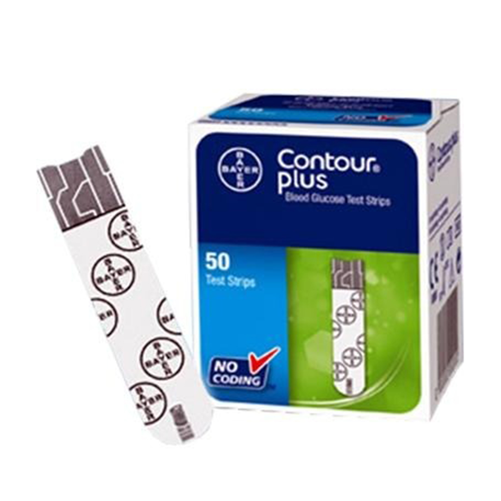 Bayer Contour Plus Regent 50'S, 50 Strips