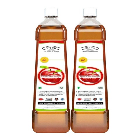 Sinew Nutrition Apple Cider Vinegar (Pack of 2),  0.750 L  Unflavoured 