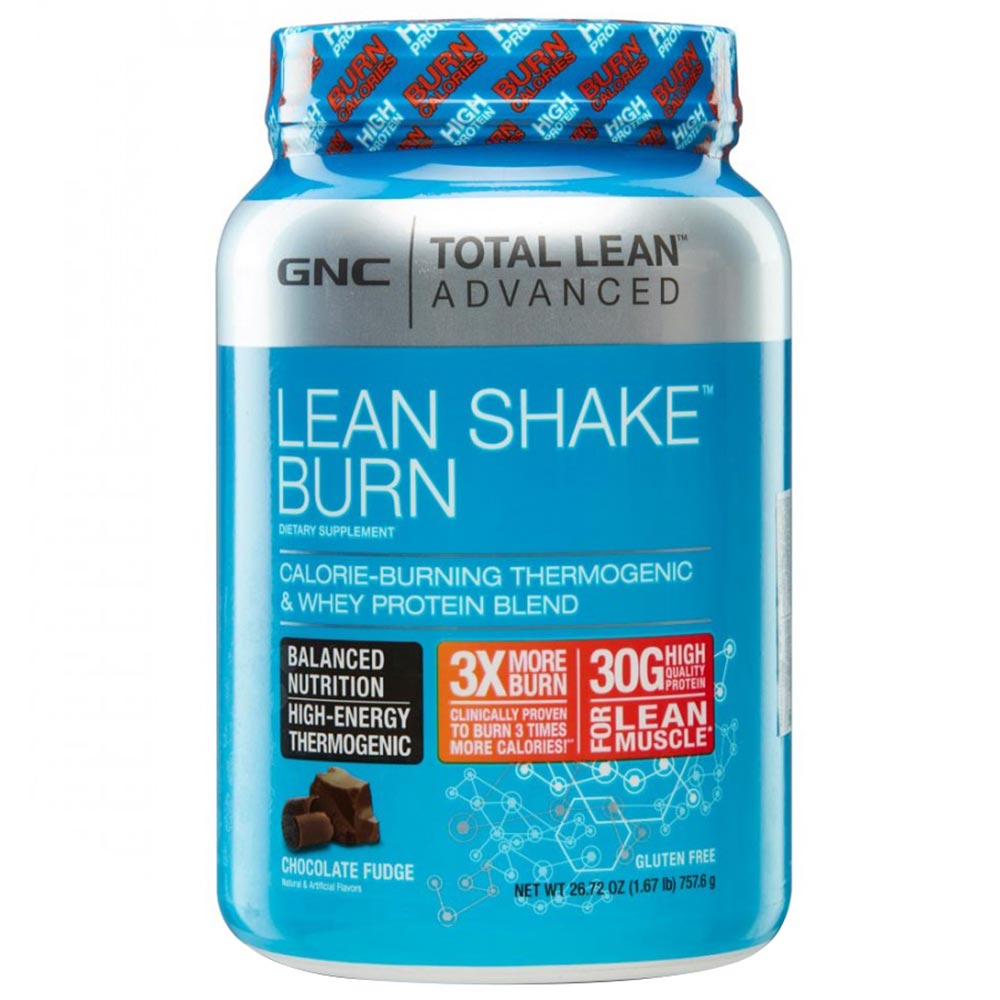 GNC Lean Shake Burn,  1.67 lb  Chocolate Fudge 