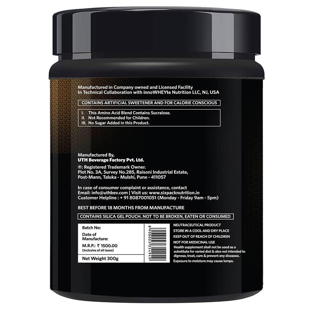 back - Six Pack Nutrition Instantised BCAA 2:1:1,  0.66 lb  Orange Squash 
