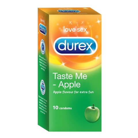 Durex Taste Me Condom,  Apple  10 Piece(s)/Pack 