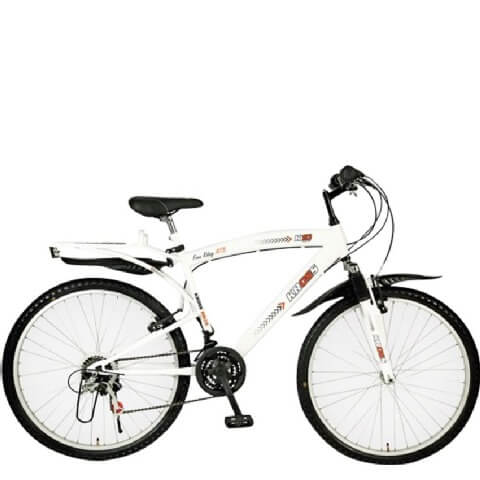 Kross 26T K10 Multi Speed Bicycle,  White, Black 