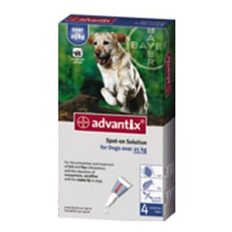 Bayer Advantix spot-on for dog,  spot-on for dog  10 to 25 kg 