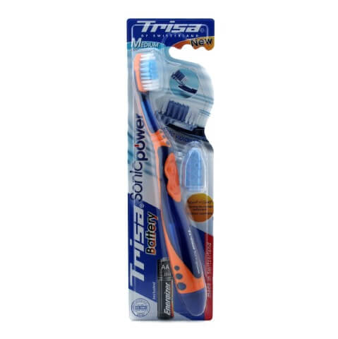 Trisa Sonic Power Battery Operated Toothbrush