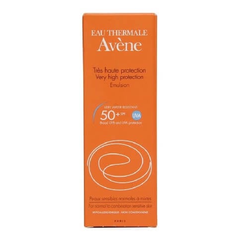 Avene Very High Protection Emulsion SPF 50,  50 ml  for All Types of Skin 