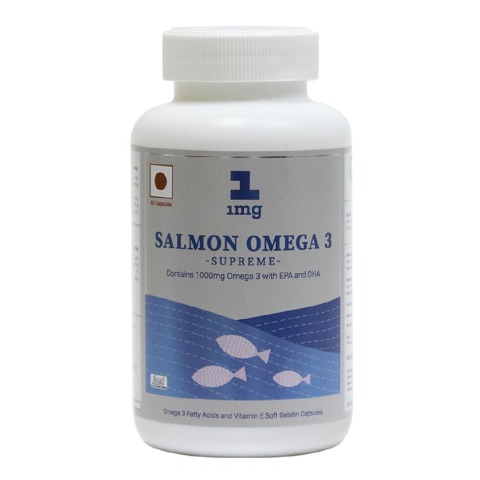 1 - 1MG Salmon Omega Supreme,  60 capsules 