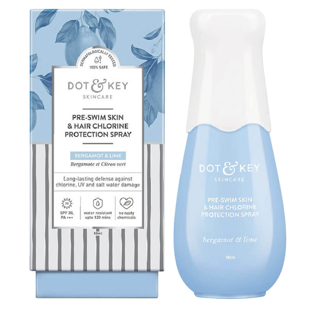 Dot & Key Pre Swim Skin and Hair Chlorine Protection Spray, 50 ml