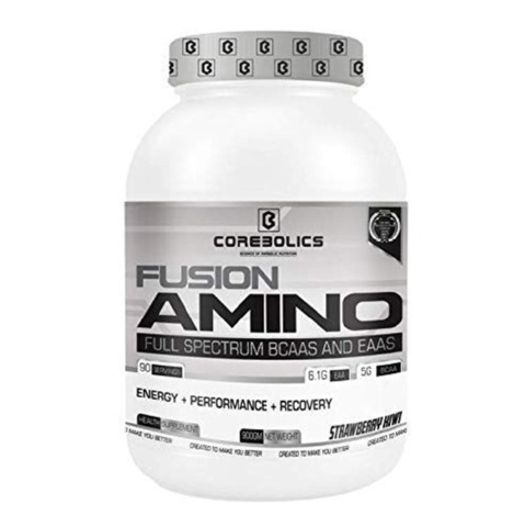 Corebolics Fusion Amino (BCAA and EAA),  1.98 lb  Strawberry Kiwi 