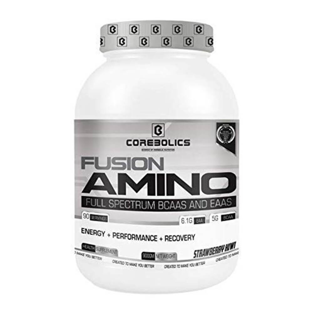 Corebolics Fusion Amino (BCAA and EAA),  1.98 lb  Strawberry Kiwi 