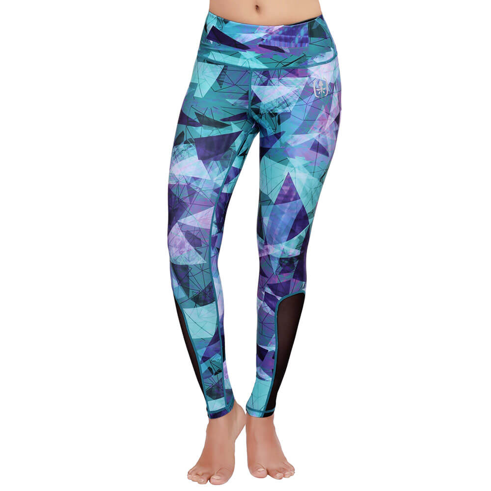 2 - Swee Women's Plain Leggings (SweeAth104),  Blue  Small 