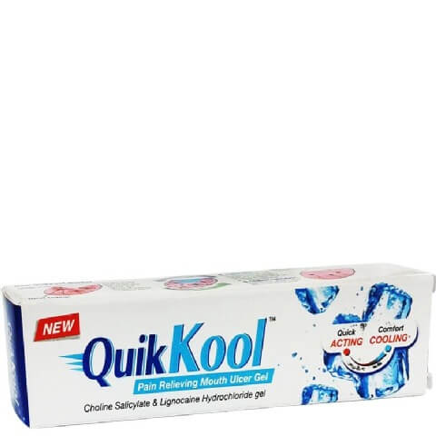 QuikKool Mouth Ulcer Gel,  Pain Relieving  10 g 