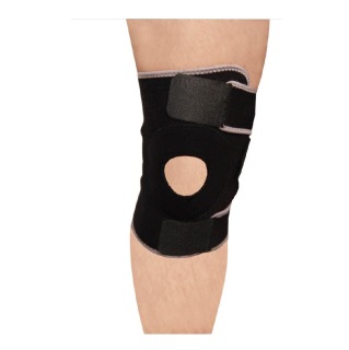 Hawk Knee Support, Black & Grey Free Size