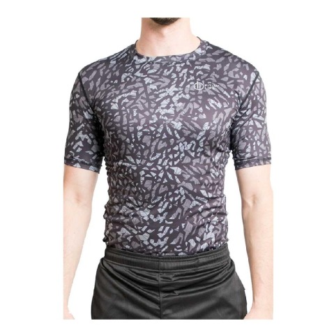 1 - Fitup Life Gym Wear Men Compression Half Sleeve, Multicolor XXL