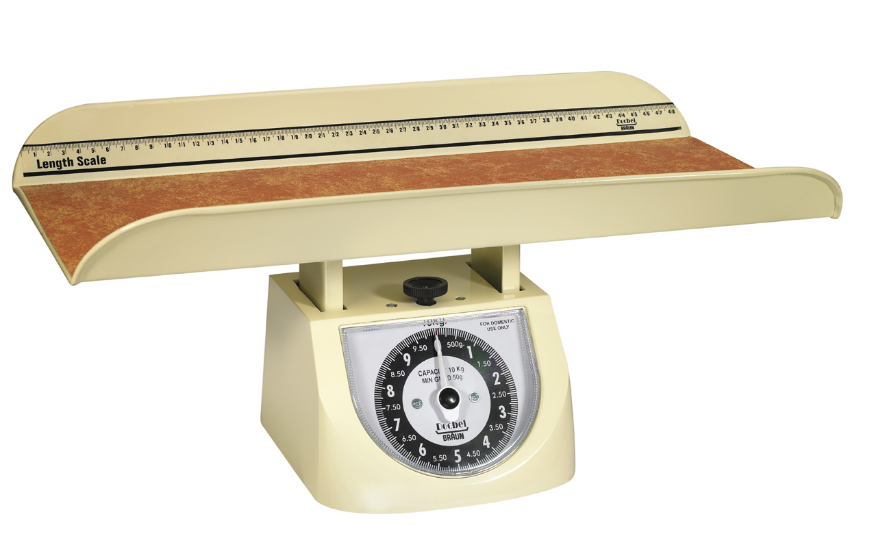Docbel Braun Baby Weighing Scale,  White  Baby Classic 