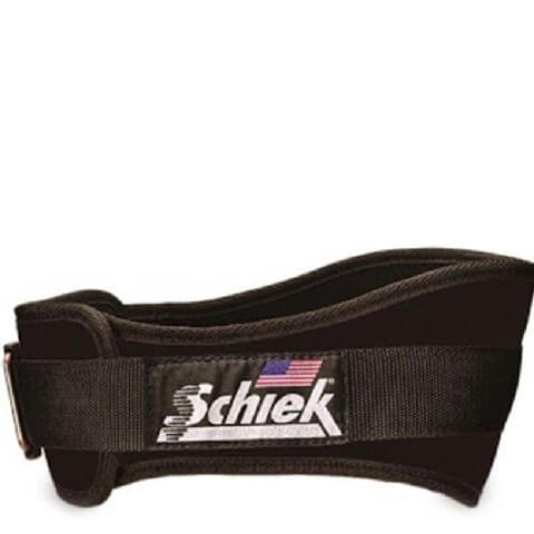 Schiek Workout Belt 6 Inch,  Black  Xtra Large 