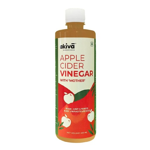 1 - Akiva Apple Cider Vinegar with Mother,  0.500 L  Natural 