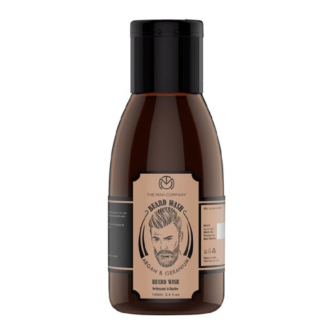 10 - The Man Company Beard Wash,  100 ml  Argan & Geranium 
