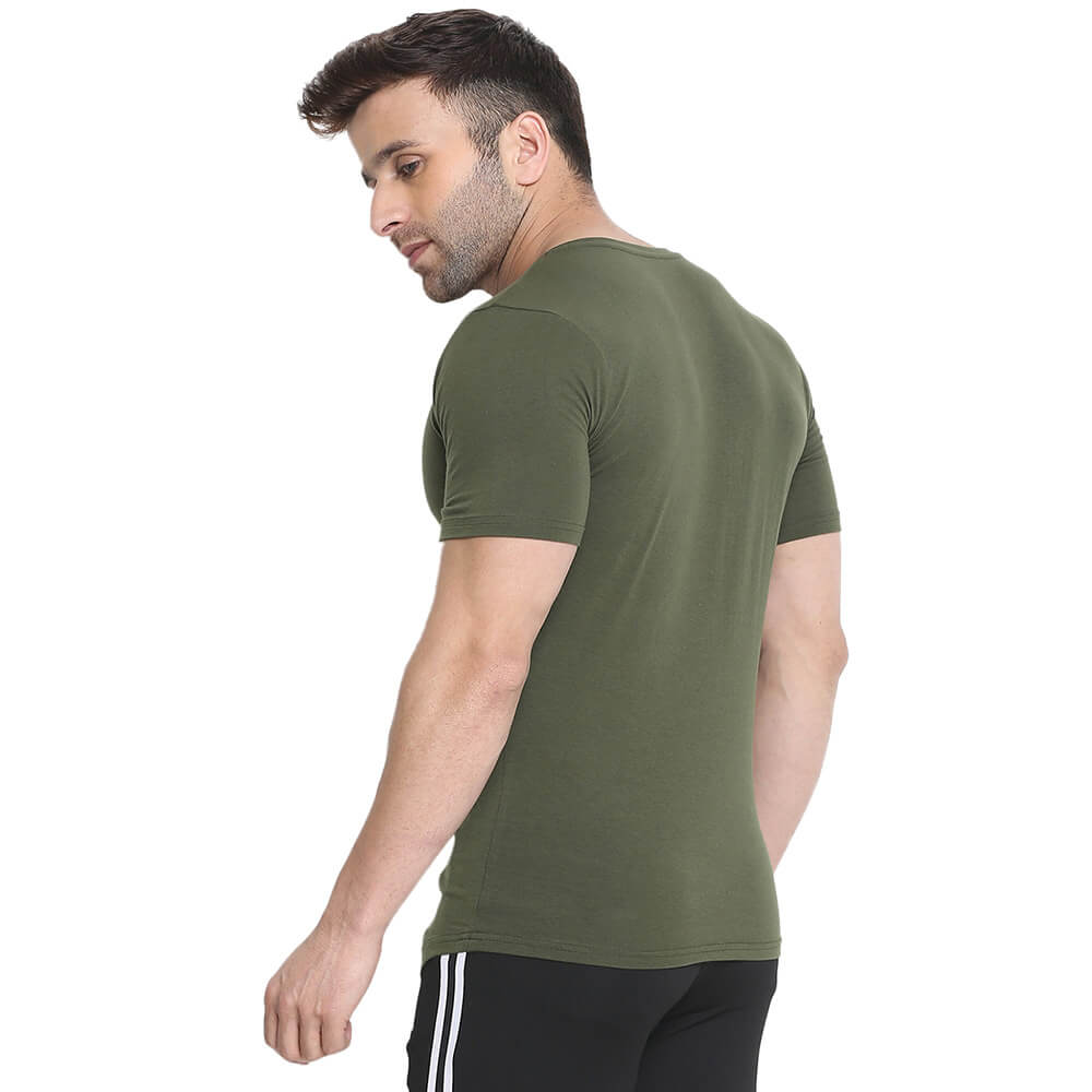 4 - Aesthetic Bodies Men's Body Linch Tee,  Olive Green  XL 