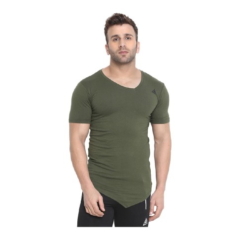 1 - Aesthetic Bodies Men's Body Linch Tee,  Olive Green  XL 