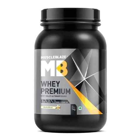 MuscleBlaze Whey Premium OP,  2.2 lb  Vanilla 